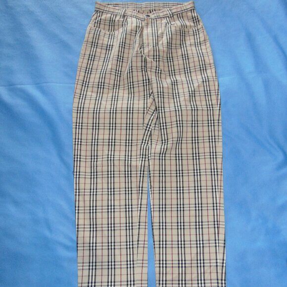 AUTHENTIC  BURBERRY  NOVACHECK  PANTS - Picture 2 of 5